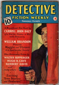 Detective Fiction Weekly Nov 11, 1939 Carroll John Daly Cvr Story