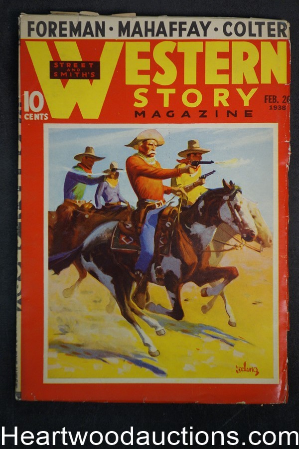 Western Story Feb 26, 1938 Gerard C. Delano Cvr