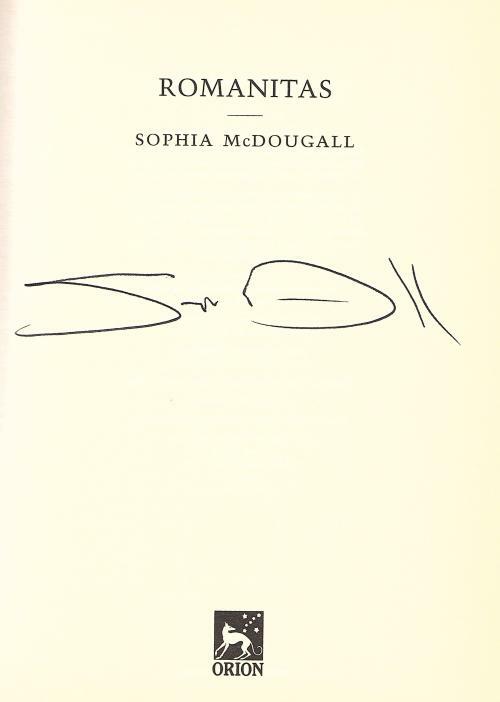 Romanitas by Sophia McDougall (First U.K. Edition) Signed