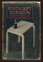 Postscript to Poison by Dorothy Bowers (1st Ed) Debut novel, Signed