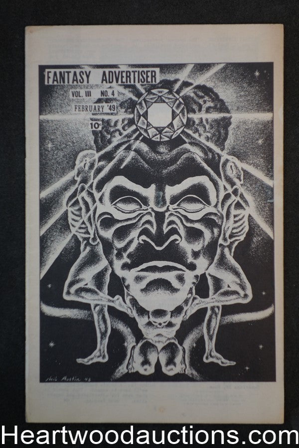 Fantasy Advertiser Vol. 3 #4 Lin Carter- C.A. Smith Tribute February 1949