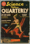 Science Fiction Quarterly Aug 1951  Arhtur Clarke, Finlay Art