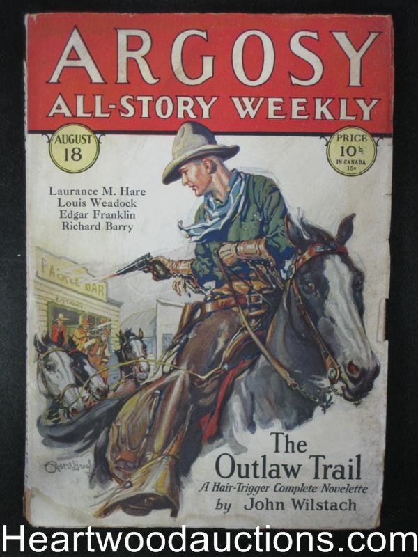 Argosy Aug 18, 1928 O.A. Kline, Jack Woodford