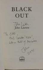 Black Out by John Lawton (First Edition) Signed
