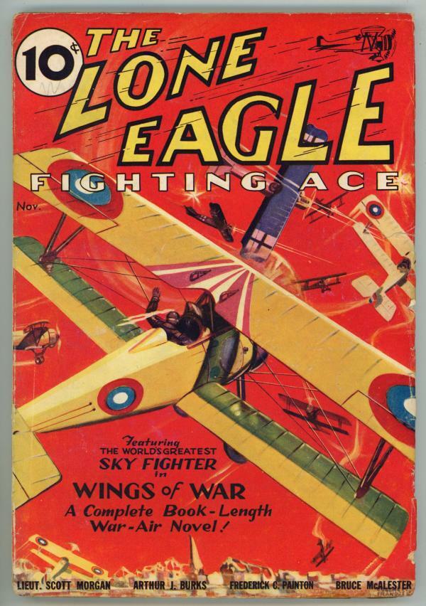 The Lone Eagle Nov 1933 2nd issue Pulp
