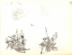 Roy G. Krenkel Original Art - (Sparring Men) Double Sided