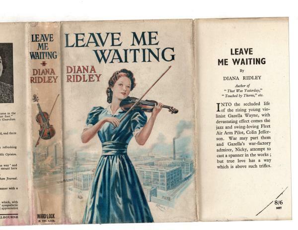 Leave Me Waiting by Diana Ridley (First Edition) File Copy