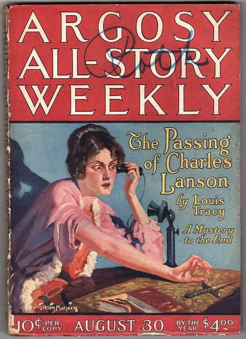 Argosy Aug 30 1924 Stockton Mulford Cvr; Semi Dual Giesy + Smith