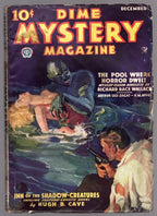 Dime Mystery Dec 1934 Walter Baumhofer GG Cvr, Hugh B. Cave - Pulp