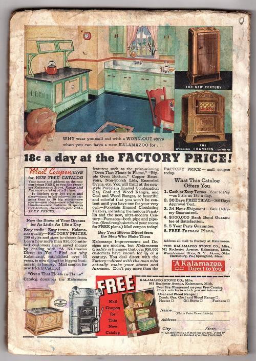 Dime Mystery Oct 1935 Wild Baumhofer torture cover Hugh B. Cave - Pulp