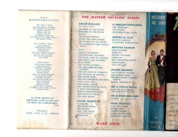 Mysterious Mr. Sabin by E. Phillips Oppenheim (File Copy)