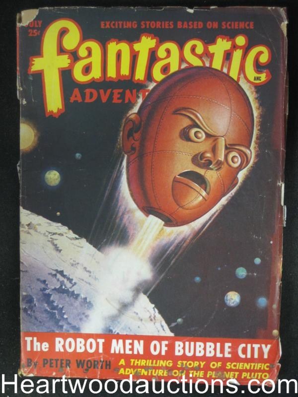 Fantastic Adventures Jul  1949 The Robot Men of Bubble City