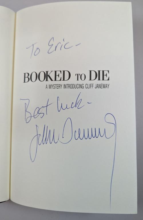Booked to Die by John Dunning (Dilys Awards Best Book) Signed