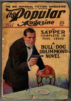 Popular Oct 7 1925 Pulp Wittmack Cvr; Sapper - Bulldog Drummond