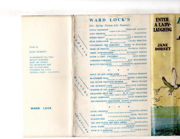Enter a Lady Laughing by Jane Dorset (First Edition) File Copy
