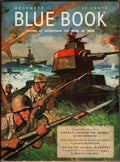 Blue Book Dec 1942 Stoops beach invason Cvr; H. Bedford-Jones; Nelson Bond