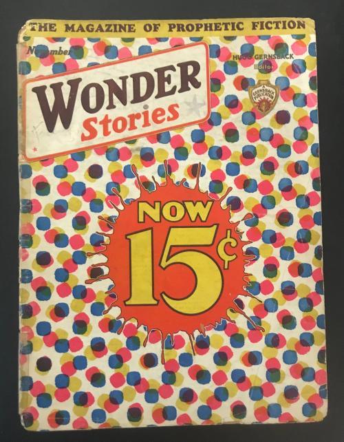 Wonder Stories Nov 1932 Stylized Editioral Cvr; Smith; Simak