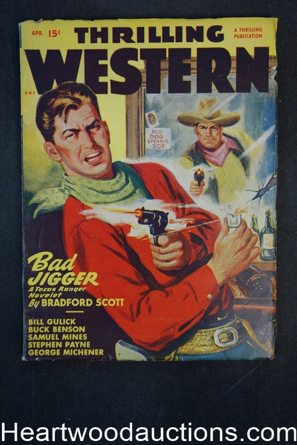 Thrilling Western Apr 1948 Bradford Scott - High Grade