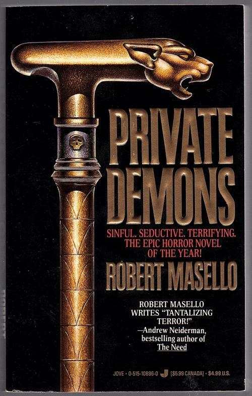 Private Demons by Robert Masello (Second Printing) Signed