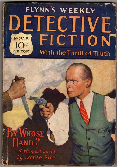 Detective Fiction Nov 5 1927 Pulp Louise Rice; R.W. Alexander; Charles Somerv...