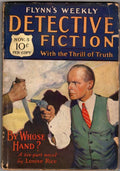 Detective Fiction Nov 5 1927 Pulp Louise Rice; R.W. Alexander; Charles Somerv...
