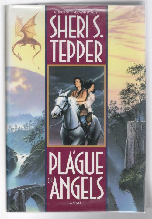 A Plague of Angels by Sheri S. Tepper (First Edition) Review Copy