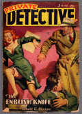 Private Detective" June Ward GGA Cover Art 1942 E. Hoffman Price - Pulp