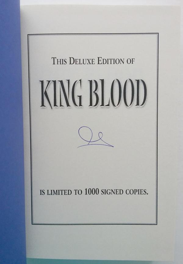 King Blood by Simon Clark (First Edition) Limited