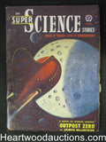 Super Science August 1951 Leo Morey Cover, Finlay, Bok, Poul Anderson