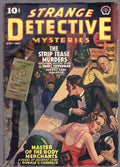 Strange Detective Mysteries Sep 1939 Oriental Menace attack Cvr - Pulp