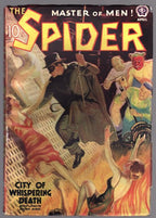 The Spider Apr 1938 John Newton Howitt Cvr, Ed Race and Doc Turner - Pulp