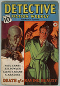 Detective Fiction Weekly" February 12 1938 W.E. Pyles Cover Art