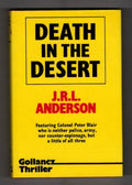 Gollancz Thriller Death in the Desert by J.R.L. Anderson Publisher's File Copy
