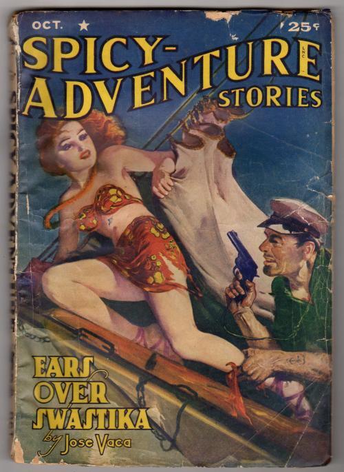 Spicy Adventure Stories October 1941 Ears over Swaatika