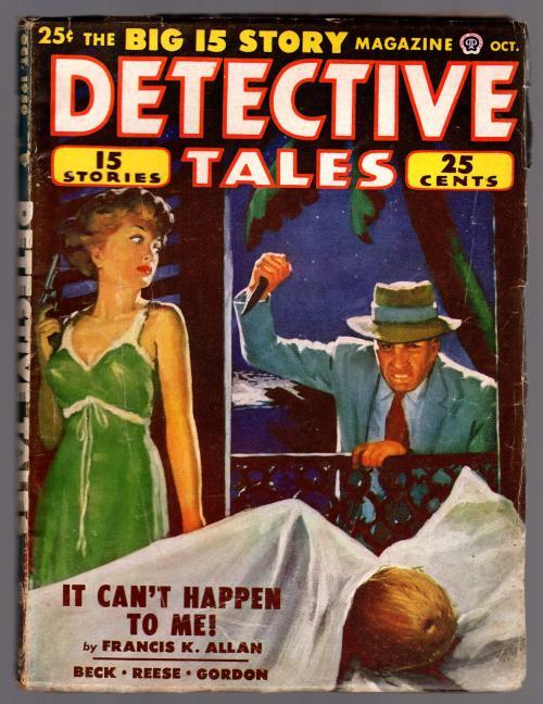 Detective Tales Oct 1950 GGA Cvr - Pulp