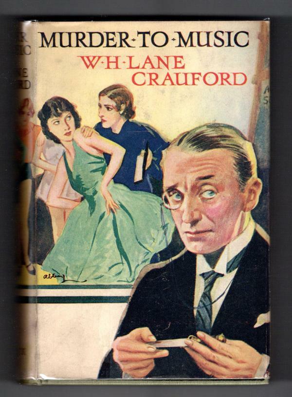 Murder to Music by W. H. Lane Crauford (First Edition) Abbey Cvr, File Copy