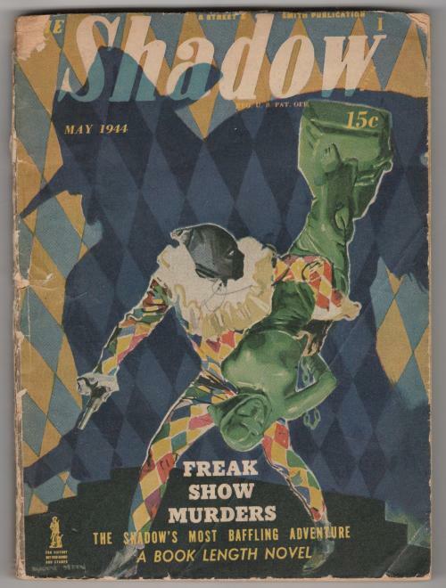 The Shadow May 1944 Pulp "The Freak Show Murders" by Maxwell Grant