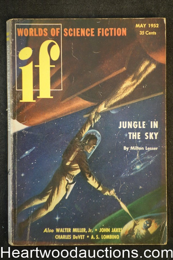 If (Worlds of Science Fiction) May 1952 Evan Hunter, Marlowe, Jakes