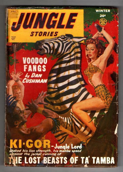 Jungle Stories 1948 Winter Male Wild GGA; Ki Gor The Lost Beast of Ta'Tamba