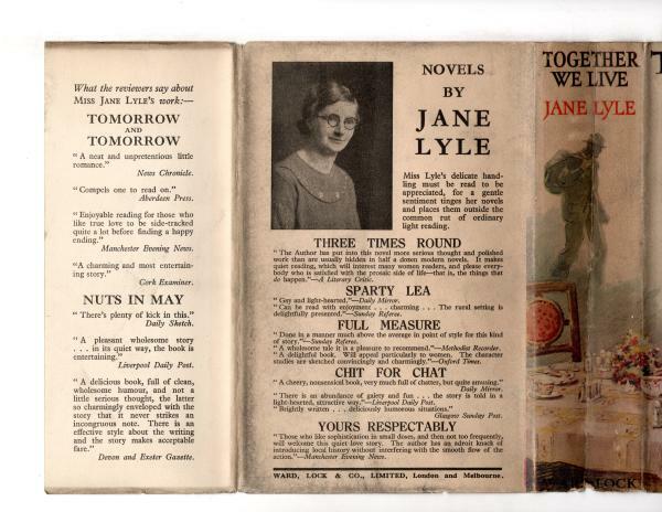 Together We Live by Jane Lyle (First Edition) Ward File Copy
