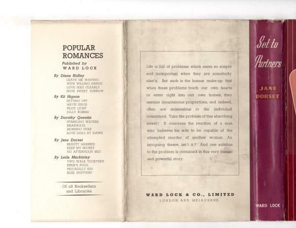 Set to Partners by Jane Dorset (First Edition) File Copy