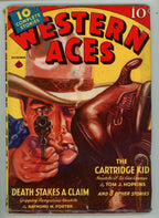Western Aces Dec 1939 Drake Cover Art Pulp