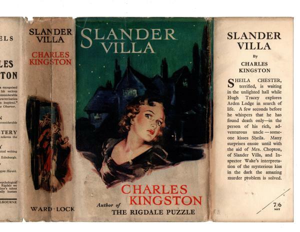 Slander Villa by Charles Kingston (First Edition) File Copy
