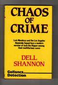 Chaos of Crime by Dell Shannon (First UK Edition) Gollancz File Copy