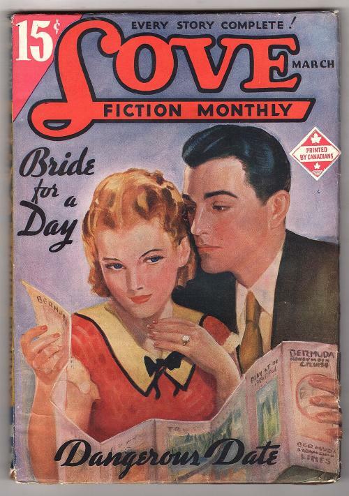 Love Fiction Monthly Mar 1936 Judith Mansfield, Judith MacKay, Doris Knight
