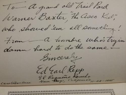 Cyclone Jim by Ed Earl Repp (First Edition) Signed Presentation Copy