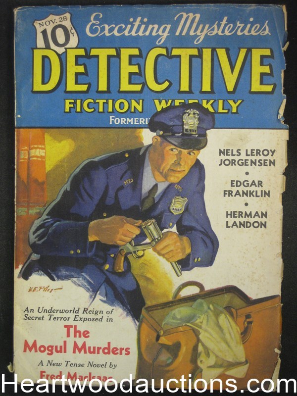 "Detective Fiction Weekly" November 28 1936 The Mogul Murders