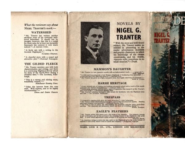 Delayed Action by Nigel G. Tranter (A Hubin Listed Mystery) File Copy
