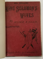 King Solomon's Wives by Hyder Ragged (First edition) Leather binding