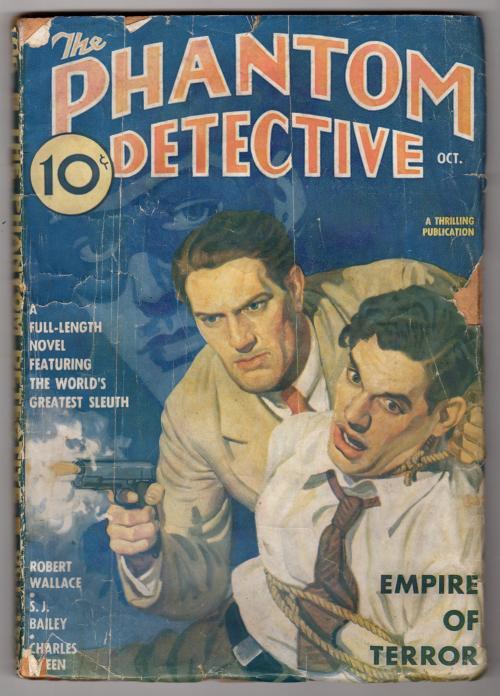 Phantom Detective Oct 1936 Belarski Bondage Cover
